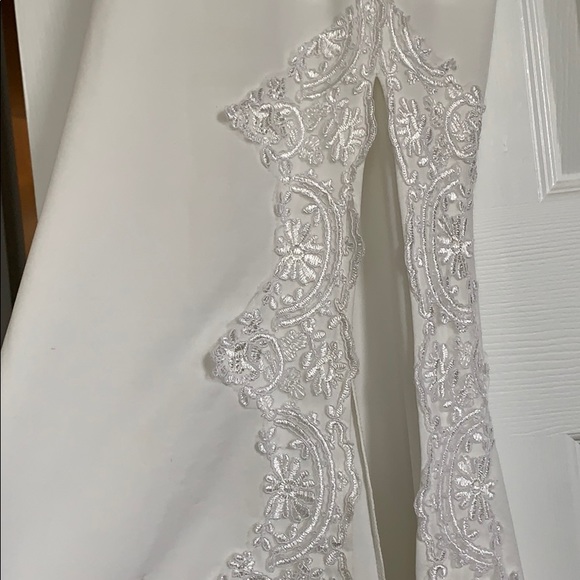 ASOS Love Triangle Mesh Top Maxi w/ Thigh Split - Picture 9 of 15